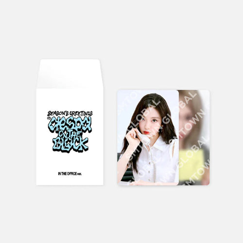 aespa Random Trading Card Set 2025 SM ARTIST Seasons Greetings Official MD - In The Office Version