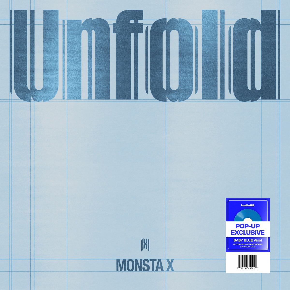 [PRE-ORDER] MONSTA X - Unfold [3rd English Album - Vinyl POP-UP Exclusive Ver.]