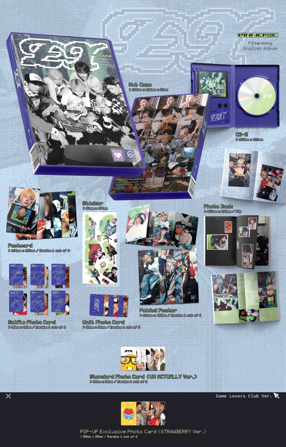 P1Harmony - EX [1st English Album - POP-UP Exclusive Ver.] gallery image 1