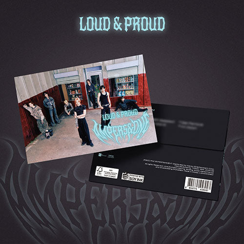 ANP QUARTERLY PRESSPOP GALLERY ANP 10冊 AMPERS&ONE - LOUD & PROUD [3rd Mini Album - POSTCARD Ver