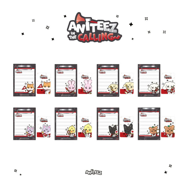 [PRE-ORDER] ATEEZ - Mini Clipboard &amp; Memo Pad Set [ANITEEZ IN THE CALLING Official MD]