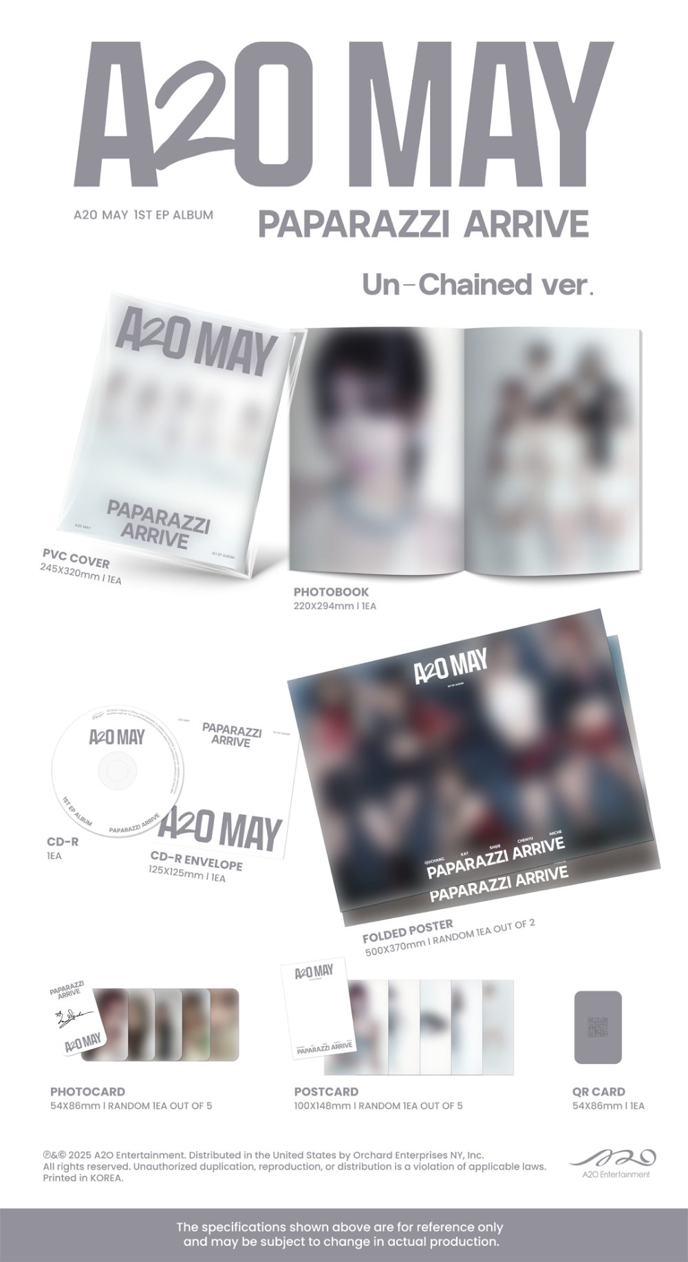 A2O MAY - PAPARAZZI ARRIVE [1st EP Album] gallery image 1