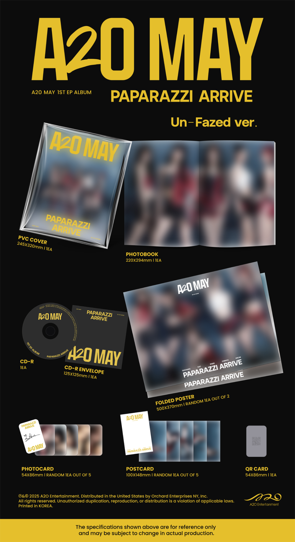 A2O MAY - PAPARAZZI ARRIVE [1st EP Album] gallery image 2