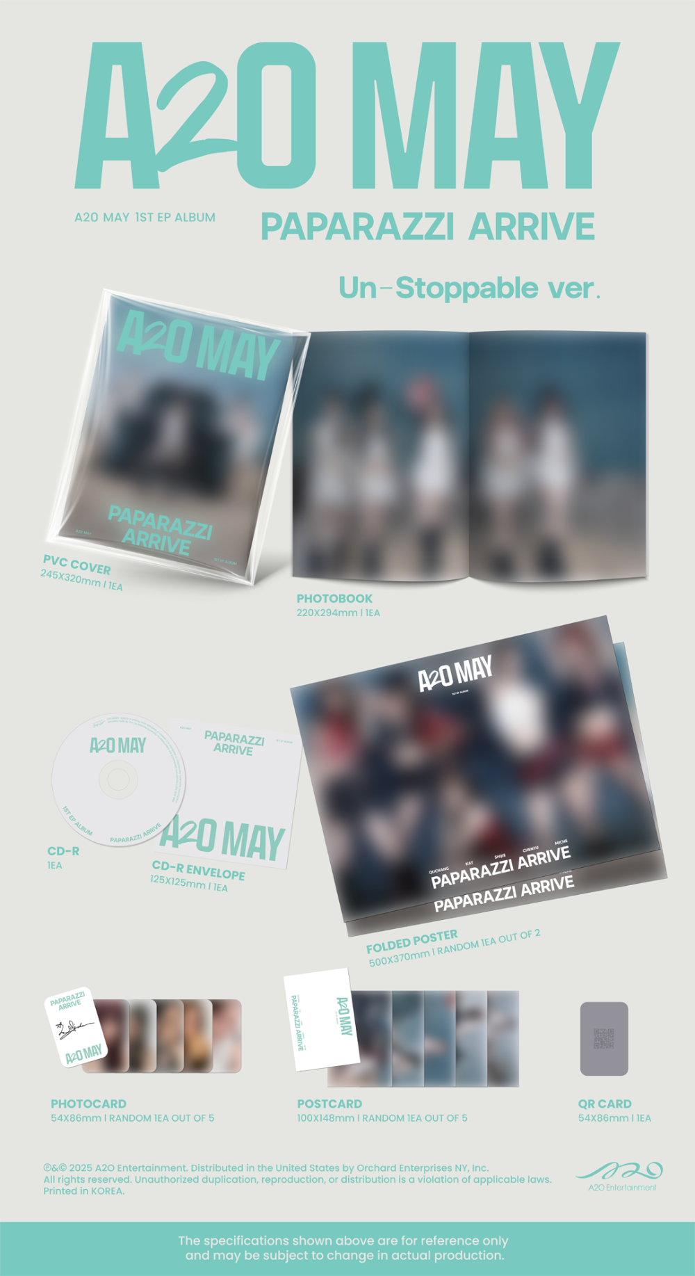 A2O MAY - PAPARAZZI ARRIVE [1st EP Album] gallery image 3