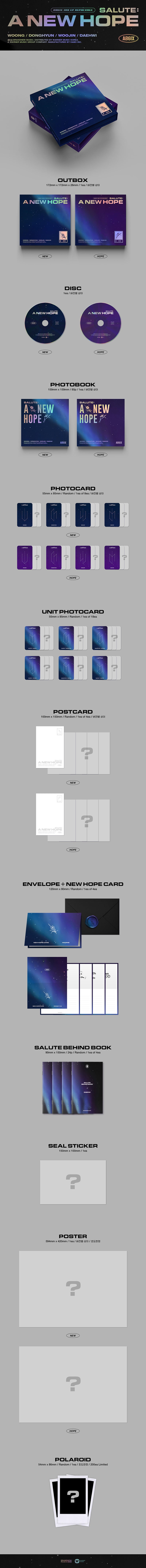 AB6IX - Salute : A New Hope [3rd EP Album Repackage]