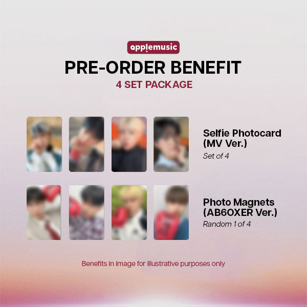 AB6IX SEVEN CRIMSON HORIZON 3rd Album Photobook Ver - Apple Music Set POBs