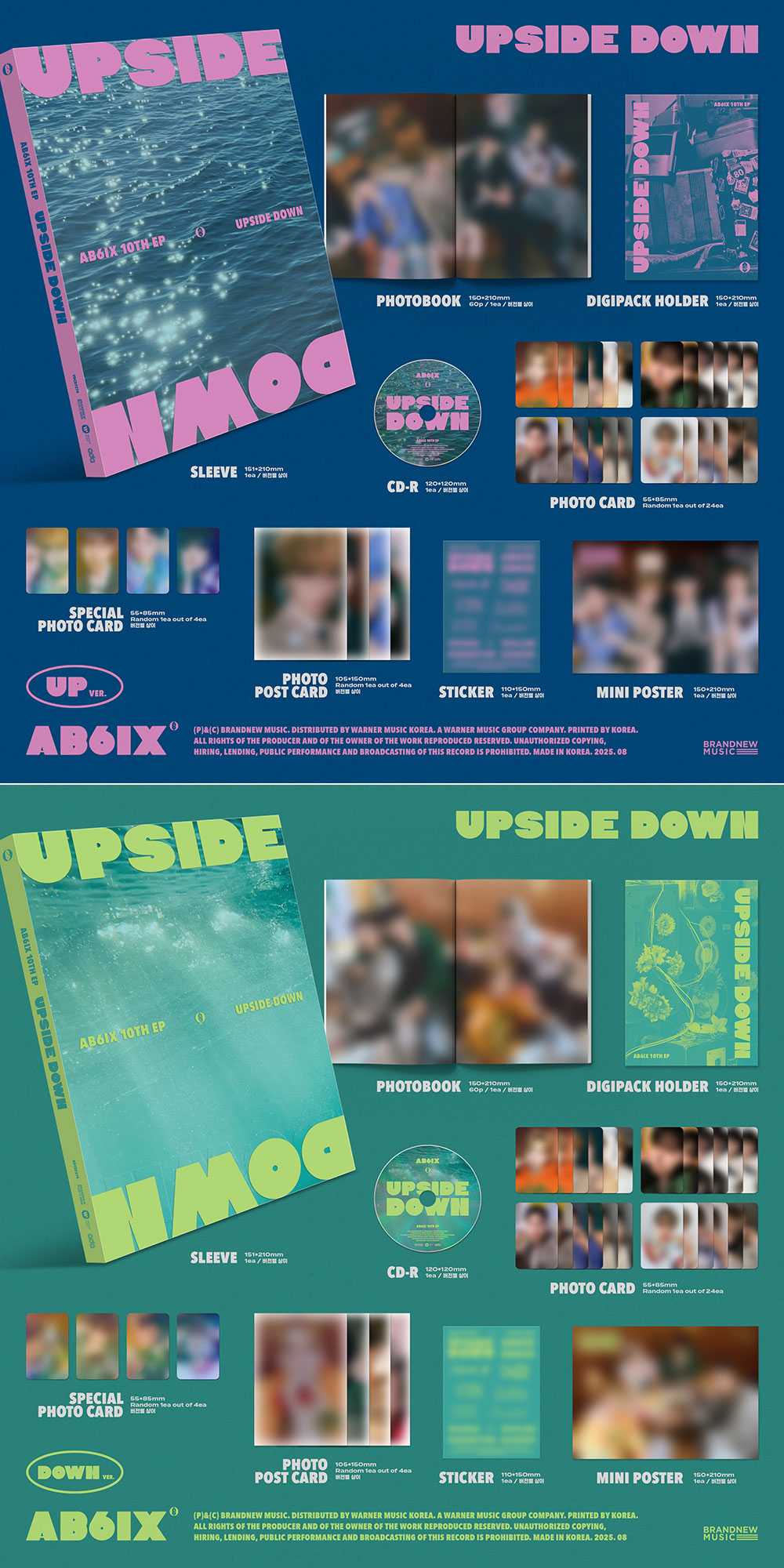 AB6IX - UPSIDE DOWN [10th EP Album - Photobook Ver.]