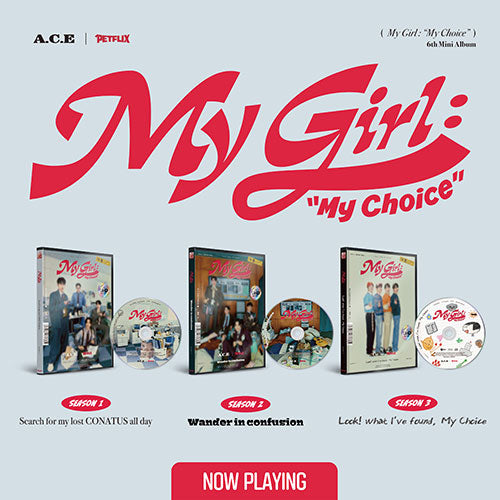 ACE My Girl My Choice 6th Mini Album - 3 variations main image