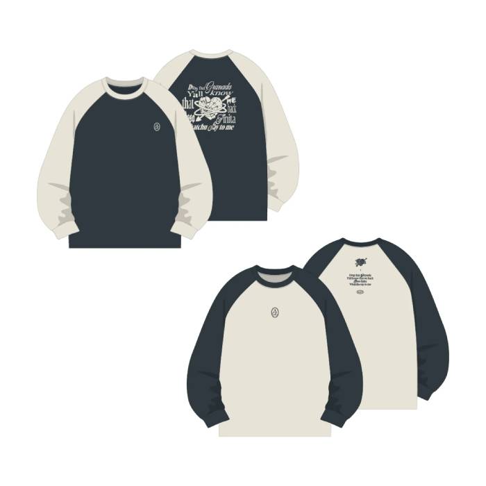 ACE Raglang Long Sleeved T Shirt 3rd Single Album PINATA Official MD - main image