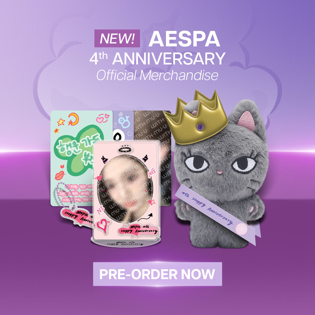 aespa 4th Anniversary Official MD banner Mobile