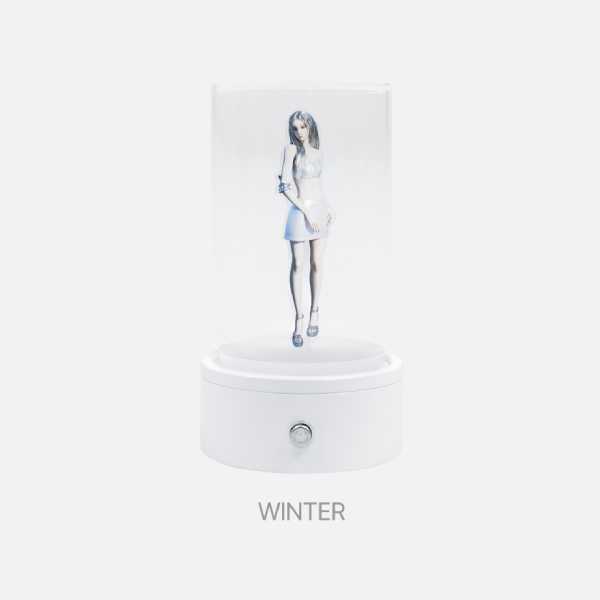 aespa Acrylic Mood Lamp Set 2025 aespa Live Tour SYNK aeXIS LINE Official MD - WINTER Version