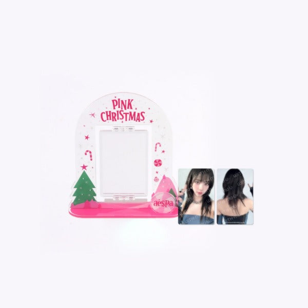 aespa - Acrylic Turning Stand Set - 2023 Pink Christmas main image