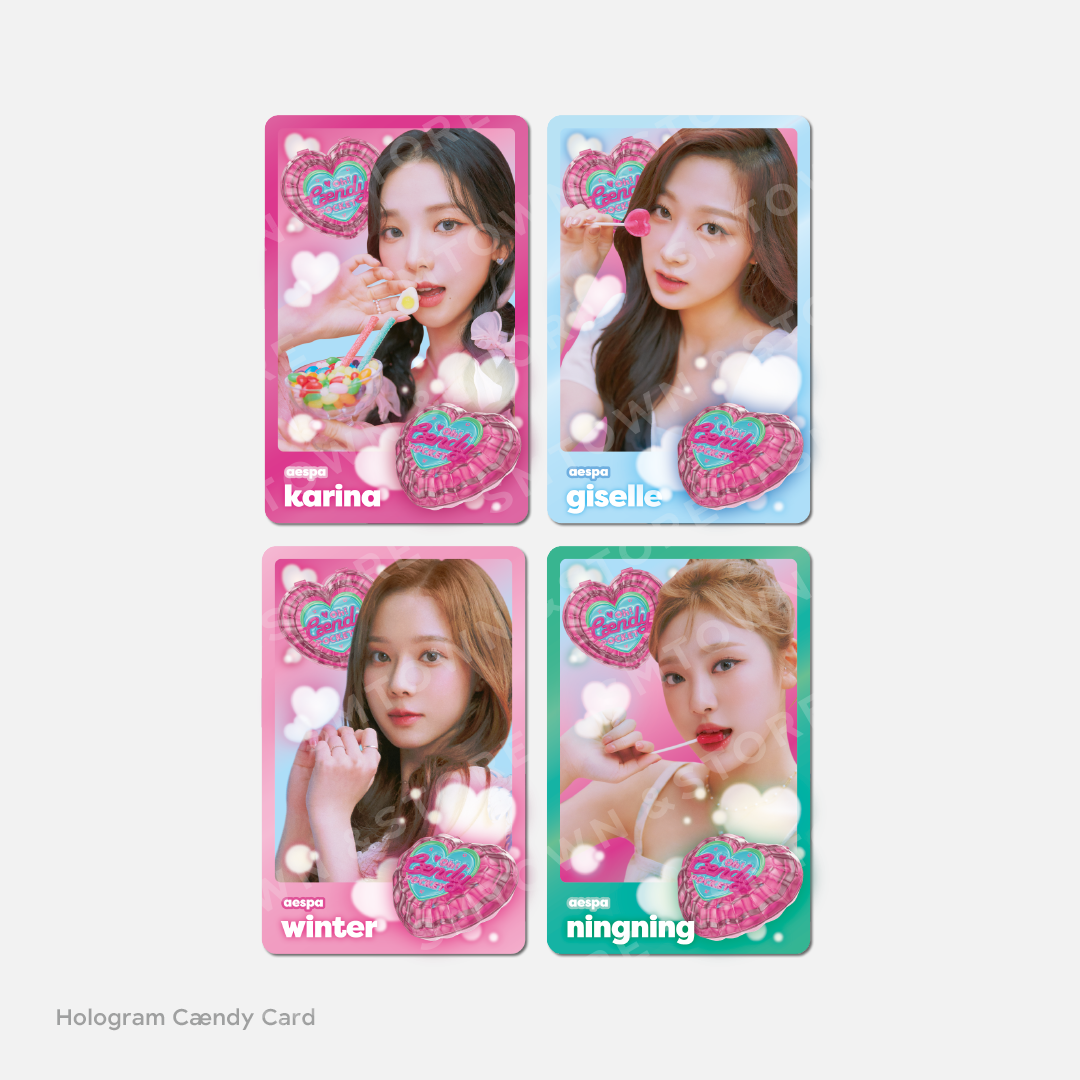aespa - Random Caendy Card Pack [Oh! Caendy Pocket Part.1 Official aespa - Random Caendy Card Pack [Oh! Caendy Pocket Part.1 Official