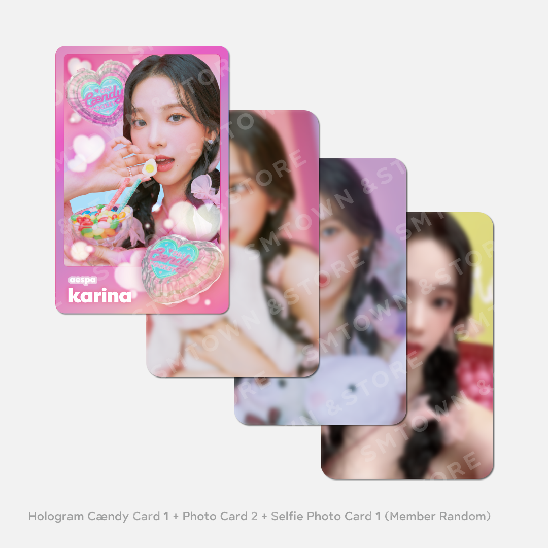 aespa - Random Caendy Card Pack [Oh! Caendy Pocket Part.1 Official aespa - Random Caendy Card Pack [Oh! Caendy Pocket Part.1 Official
