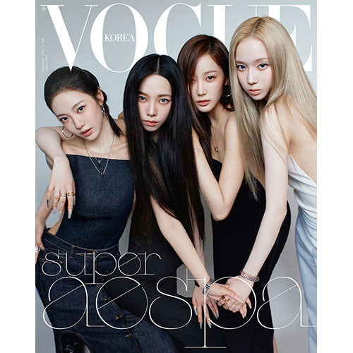 aespa Cover Vogue Korea September 2024 - A Version Group main image