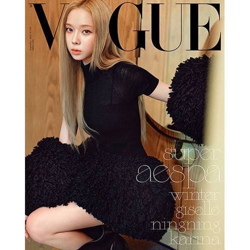 aespa Cover Vogue Korea September 2024 - E Version WINTER main image