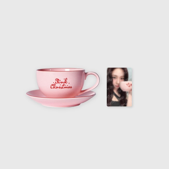 aespa カリナ pink christmas cup&saucer トレカ aespa - Cup & Saucer Set [2024 Pink Christmas] - K PLACE