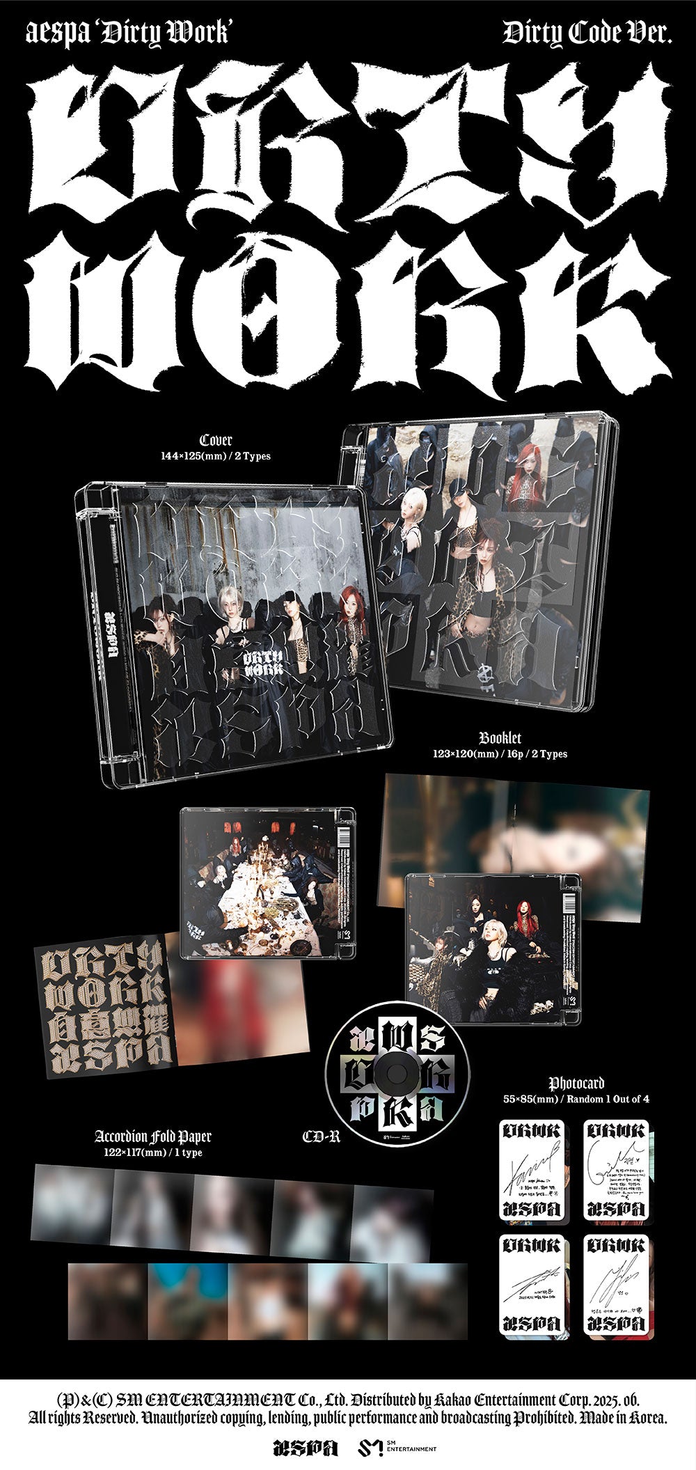 aespa Dirty Work Dirty Worker ver 新品未開封 aespa Dirty work Dirtyworker ver 新品未開封 - メルカリ