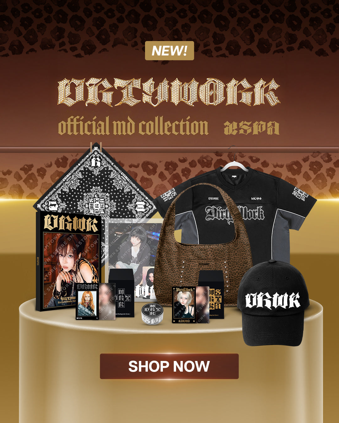 aespa DIRTY WORK MD Banner Mobile