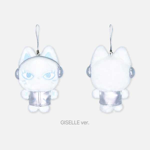 aespa Fanlight Doll Keyring SILVER Ver 2025 aespa Live Tour SYNK aeXIS LINE Official MD - GISELLE Version