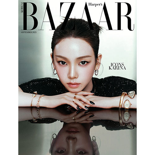 aespa KARINA Cover Harpers BAZAAR September 2025 Icons Special Edition - C Version