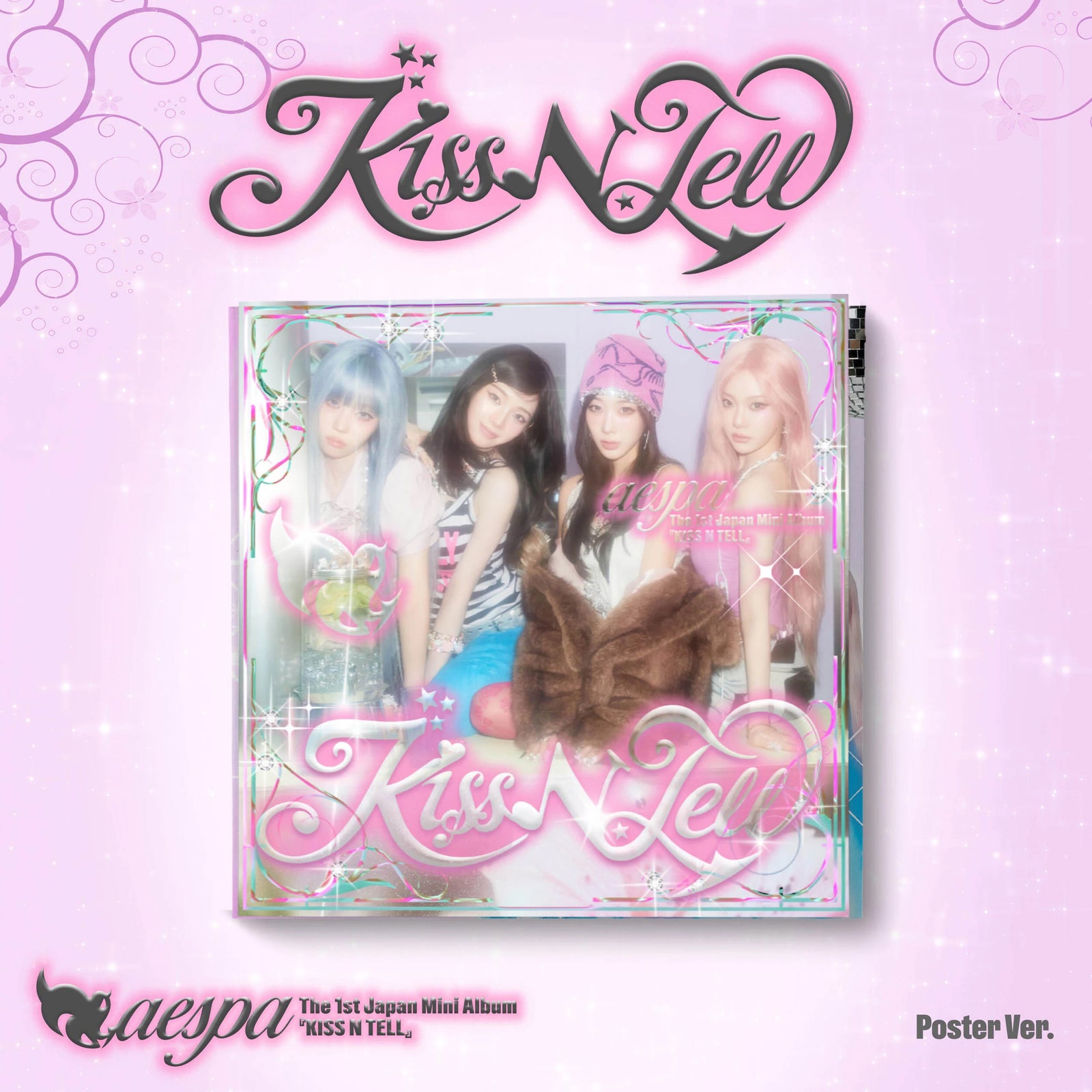 aespa KISS N TELL 1st JP Mini Album Poster Ver - Main Image