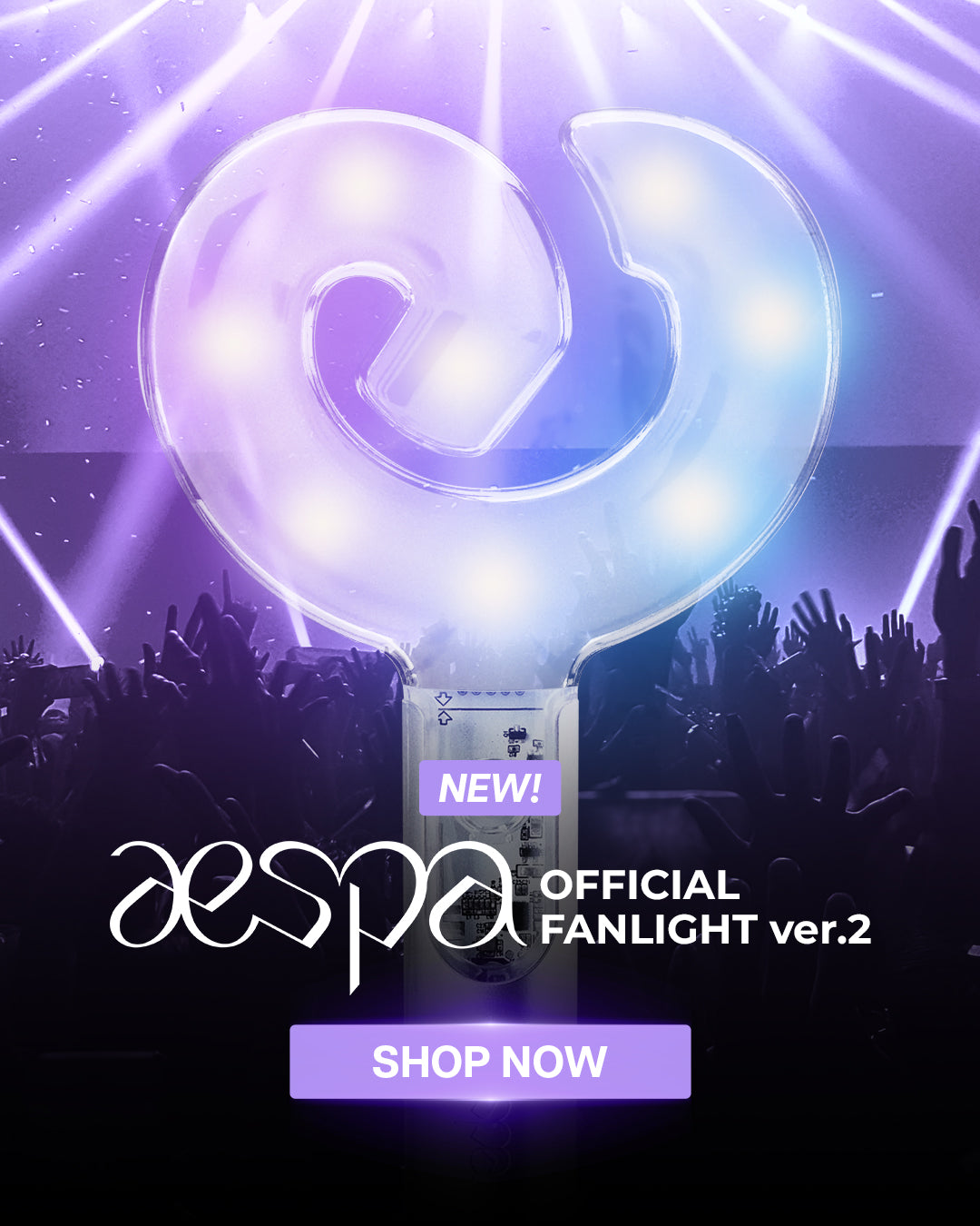 aespa Official Light Stick Version 2 -Mobile Banner 