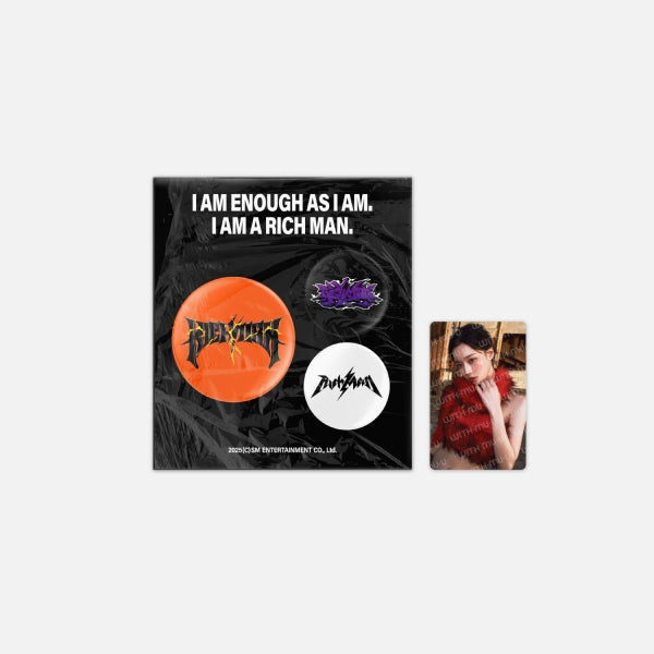 aespa Pin Button Set 2025 aespa Week Rich Man POP UP Official MD - main image