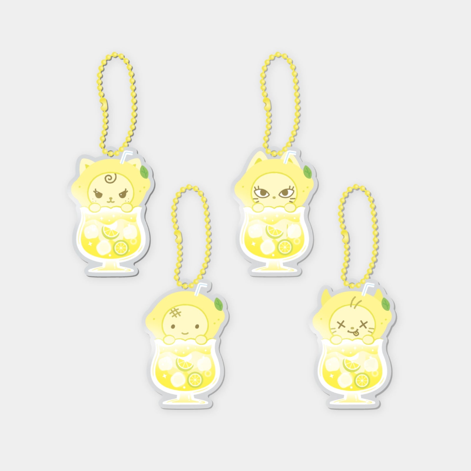 aespa Random Mini Acrylic Shaker Keyring 2026 aespa Week MAKE IT LEMONADE Official MD - Main Image