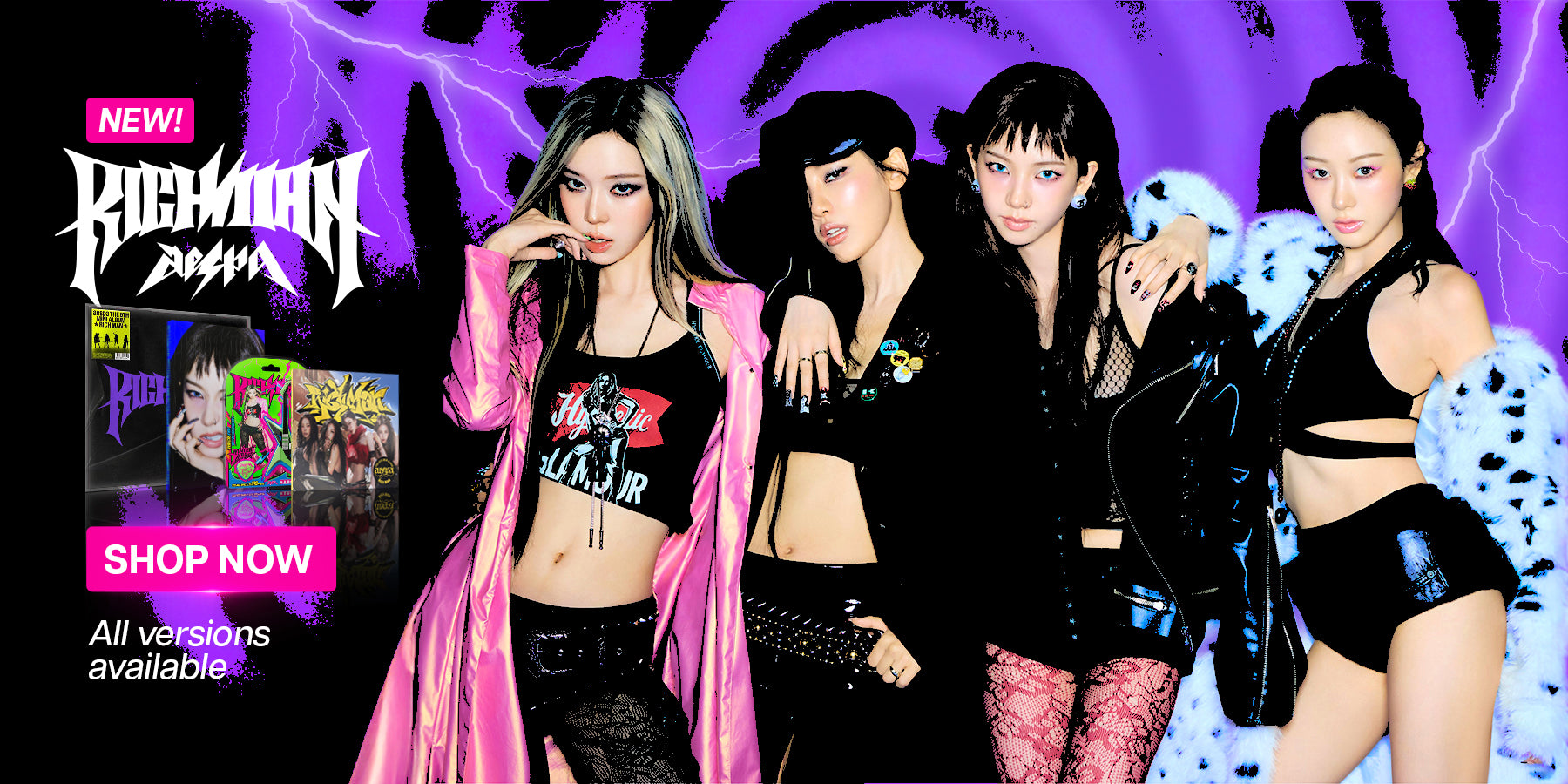 aespa RICH MAN Album - Banner