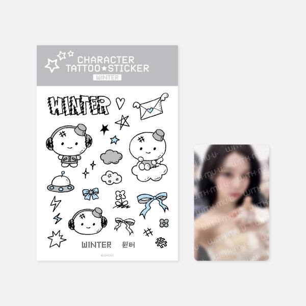 aespa Tattoo Sticker Set 2025 aespa Live Tour SYNK aeXIS LINE Official MD - main image
