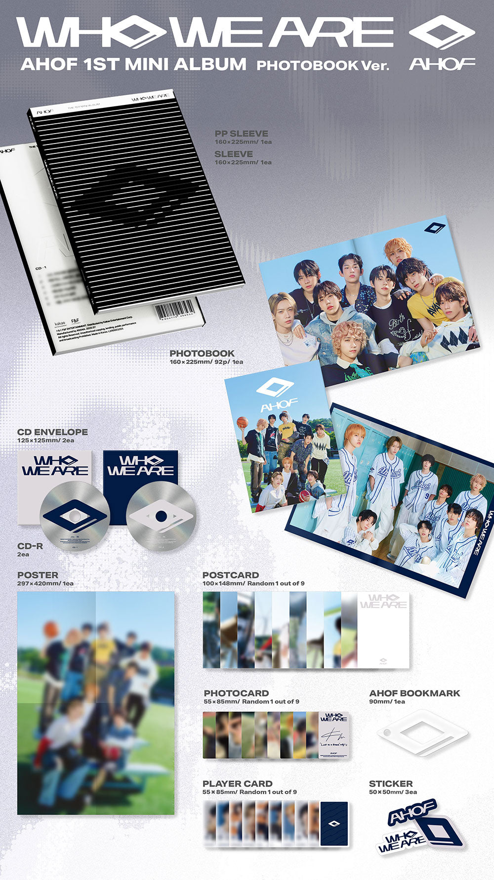 AHOF - WHO WE ARE [1st Mini Album - Photobook Ver.]