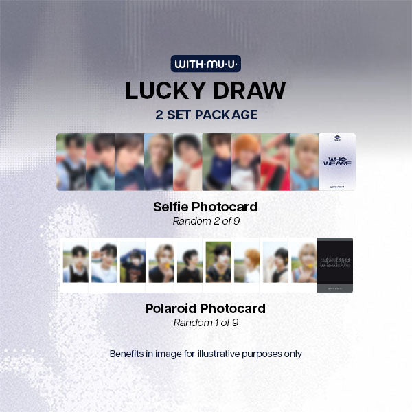 AHOF Who We Are 1st Mini Album - Photobook Ver - Withmuu Lucky Draw Set POBs