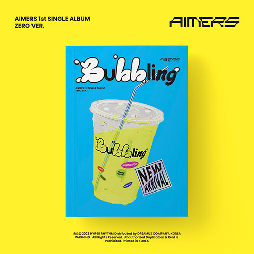 AIMERS Bubbling 1st Single Album - ZERO version main image