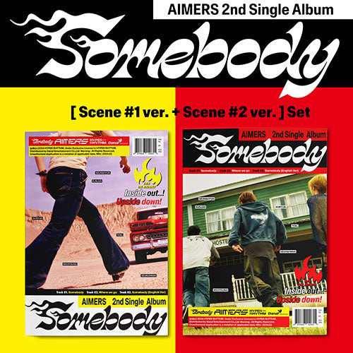 AIMERS - Somebody 2nd Single Album - 2 variations main image