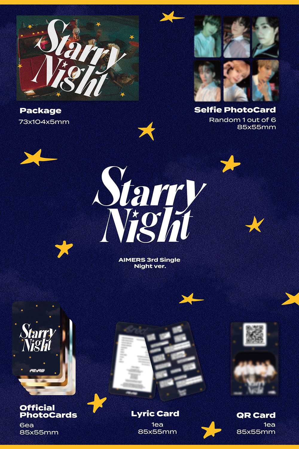 AIMERS - Starry Night [3rd Single Album] gallery image 2