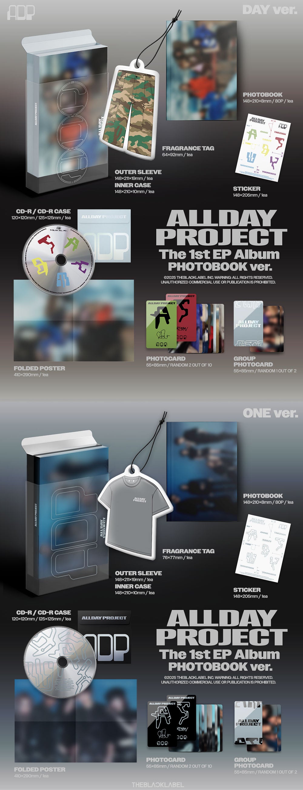 ALLDAY PROJECT - ALLDAY PROJECT [1st EP Album - Photobook Ver.]