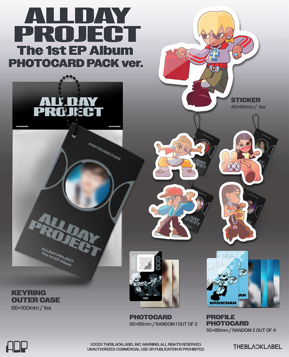 ALLDAY PROJECT - ALLDAY PROJECT [1st EP Album - PHOTOCARD PACK Ver