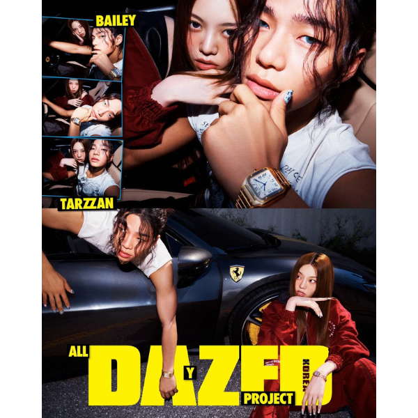 ALLDAY PROJECT Cover Dazed and Confused Korea September 2025 - G TARZZAN BAILEY Version