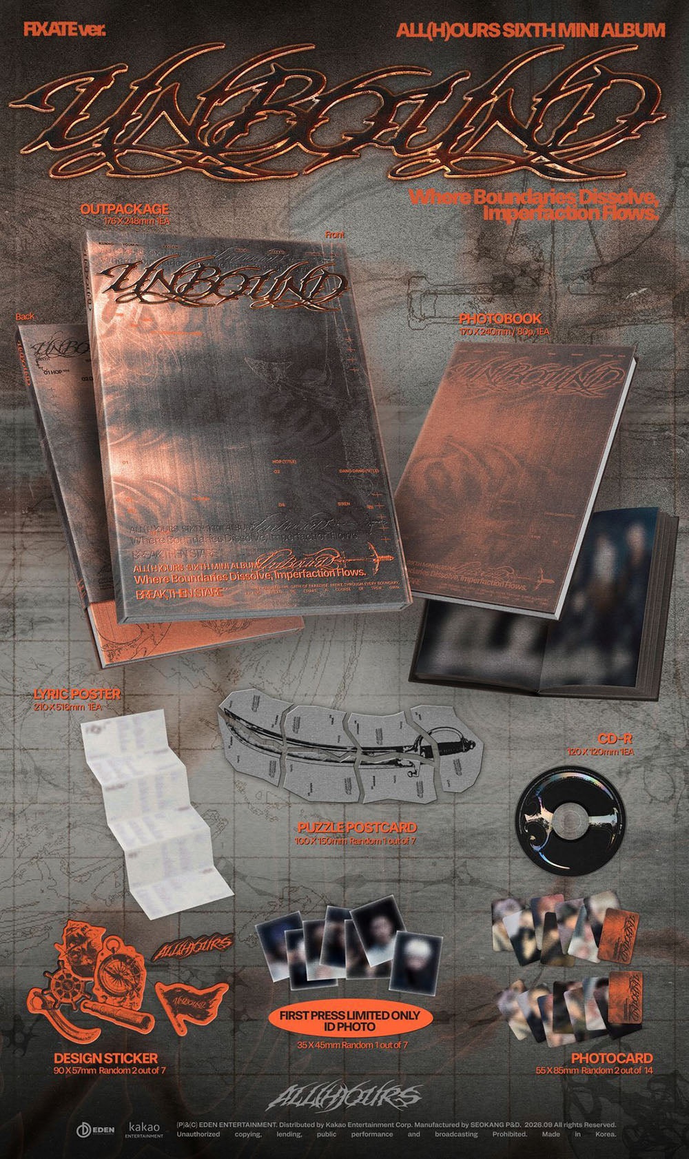 ALL(H)OURS - UNBOUND [6th Mini Album] gallery image 2