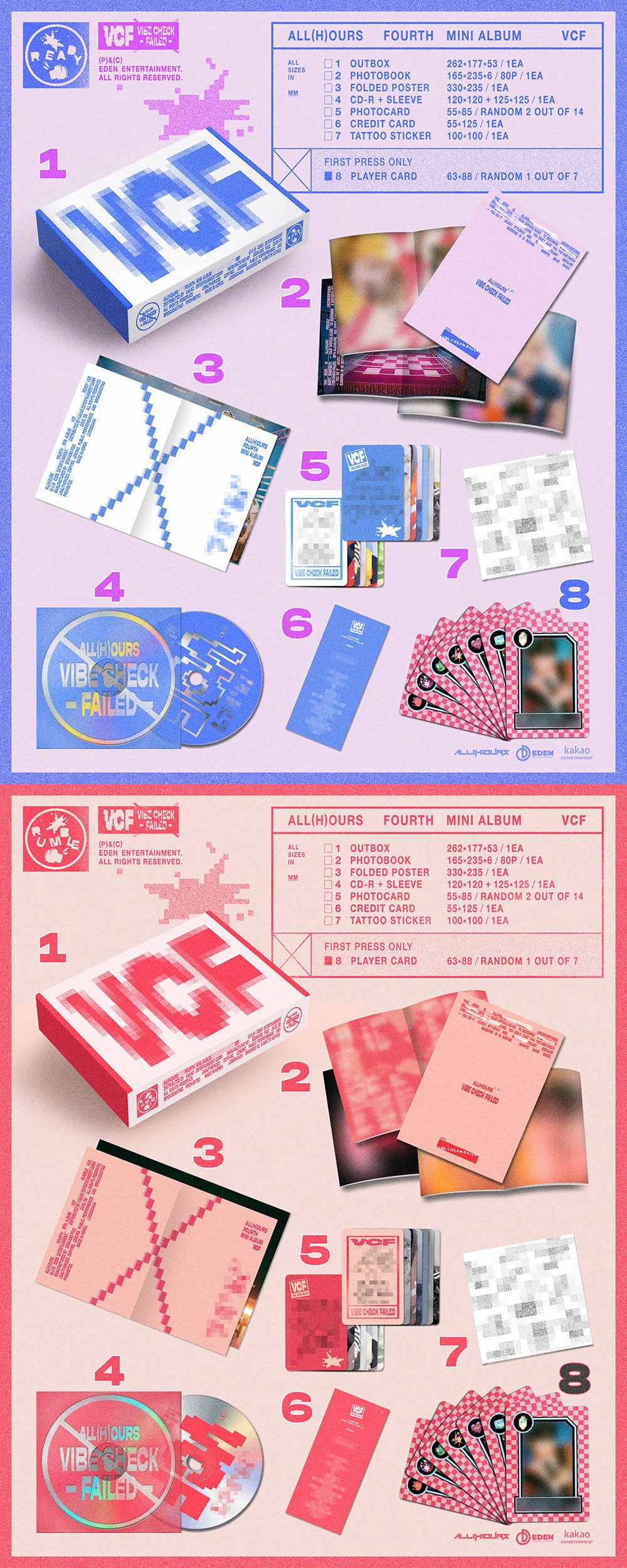 ALL(H)OURS - VCF [4th Mini Album]