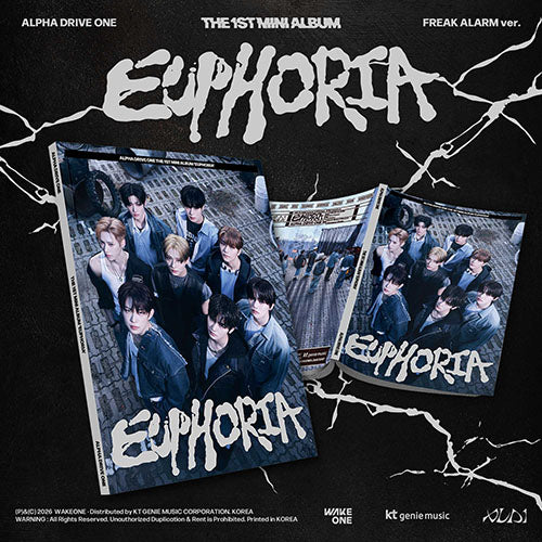 ALD1 EUPHORIA 新品未開封アルバム　FREAK ALARM 10枚 ALPHA DRIVE ONE - EUPHORIA [1st Mini Album - FREAK ALARM Ver.] - K