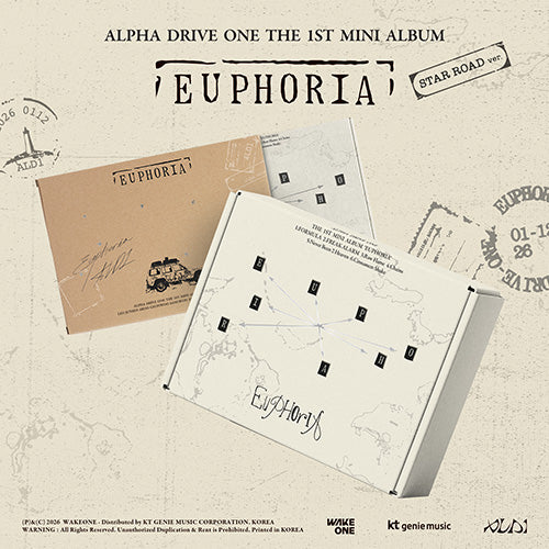 ALPHA DRIVE ONE EUPHORIA 1st Mini Album STAR ROAD Ver - Main Image