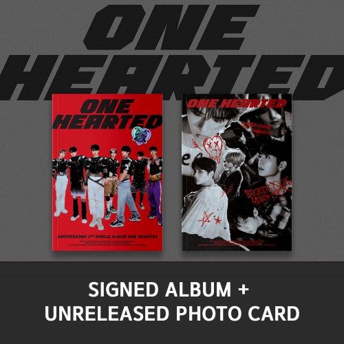 AMPERSANDONE - ONE HEARTED 2nd Single Album - Signed version main image