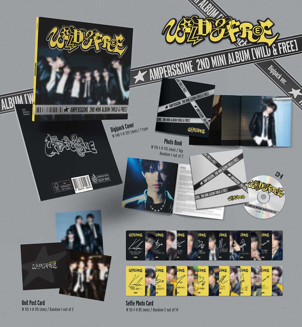 AMPERS&ONE - WILD&FREE [2nd Mini Album - Digipack Ver.]