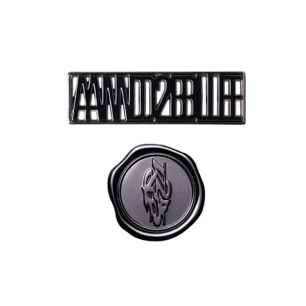 AND2BLE Metal Badge Set Sequence 01 Curiosity POP-UP Official MD - Main Image