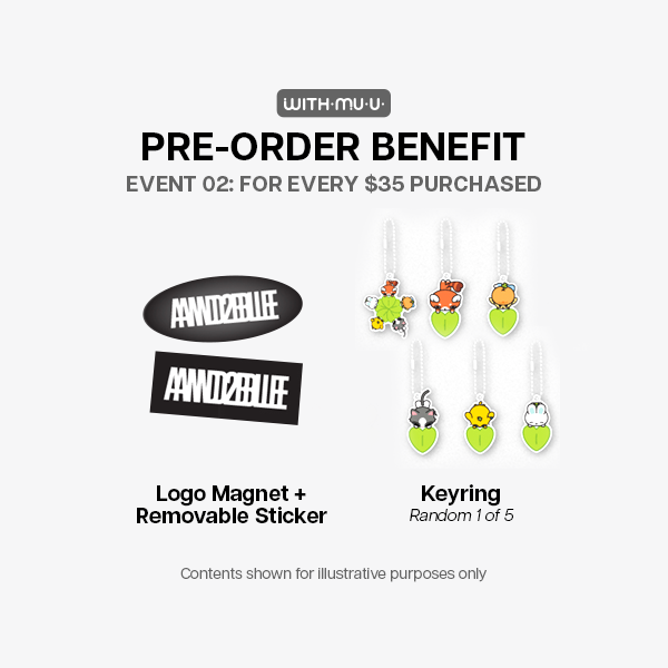 AND2BLE Sequence 01 Curiosity POP-UP Official MD - Withmuu Event 2 POBs