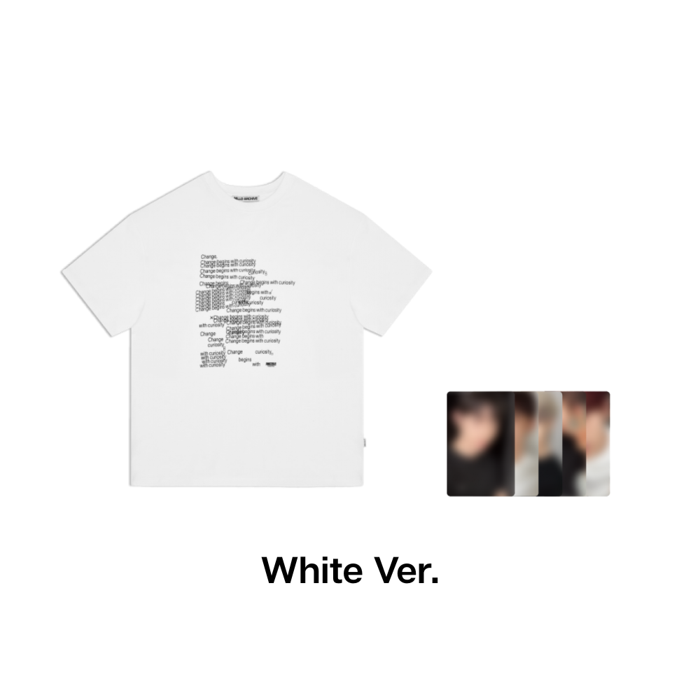 AND2BLE Short Sleeve Sequence 01 Curiosity POP-UP Official MD - White Ver - Main Image