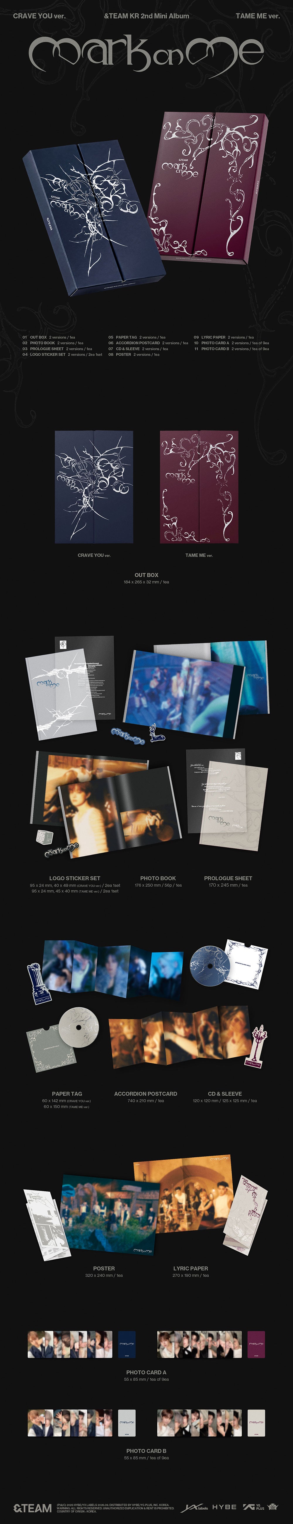&TEAM - Mark on Me [2nd KR Mini Album] gallery image 1