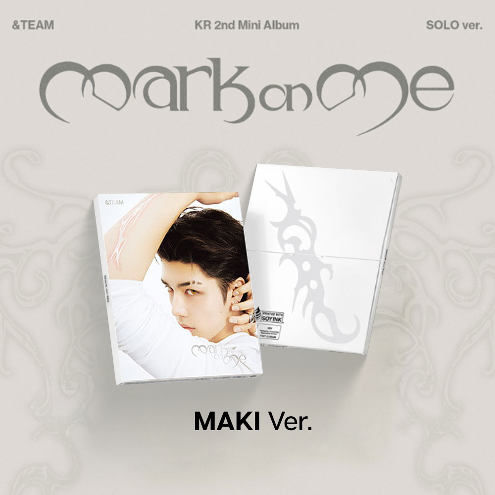 ANDTEAM - Mark on Me 2nd KR Mini Album SOLO Ver - MAKI Ver - Main Image